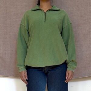 aerie oversized quarter zip